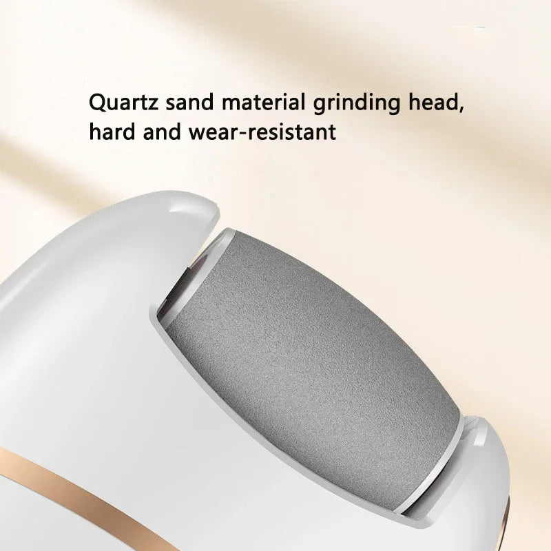 Rechargeable Electric Foot File Grinder – 2 Grinding Heads