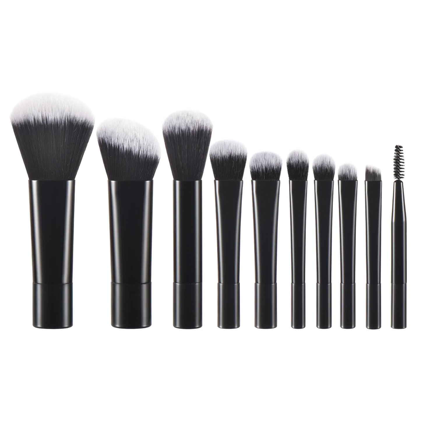 10-Piece Pink Mini Travel Makeup Brush Set | Professional Tools
