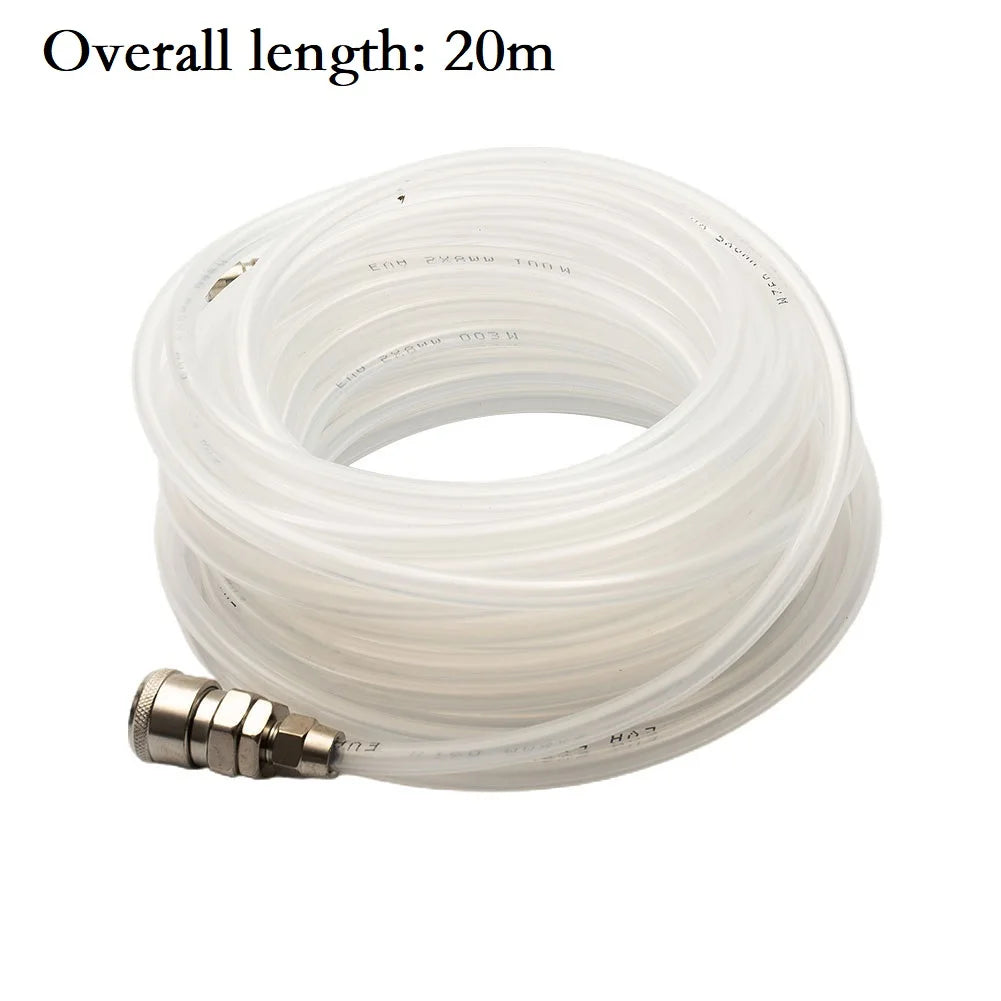 10 15 20m Pneumatic Air Hose Compressor Tube Pump Quick Connector