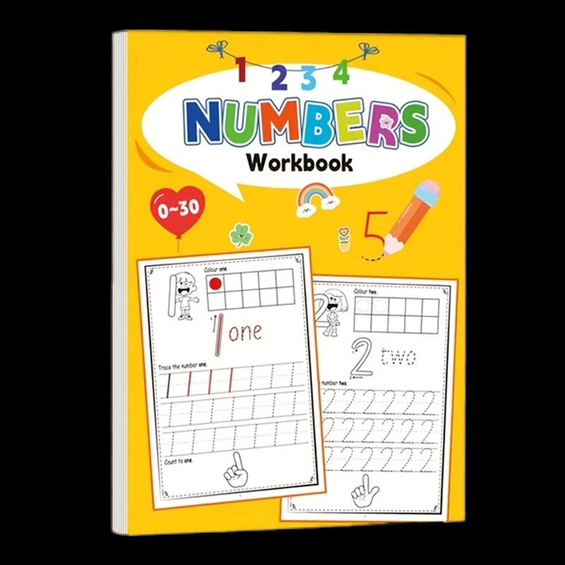 0-30 Digital Specialized Workbook Focusing Practice Correct Writing