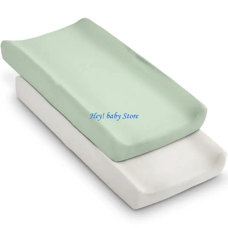 2-Pack Diaper Changing Pad Cover – Soft Breathable Changer Sleeve