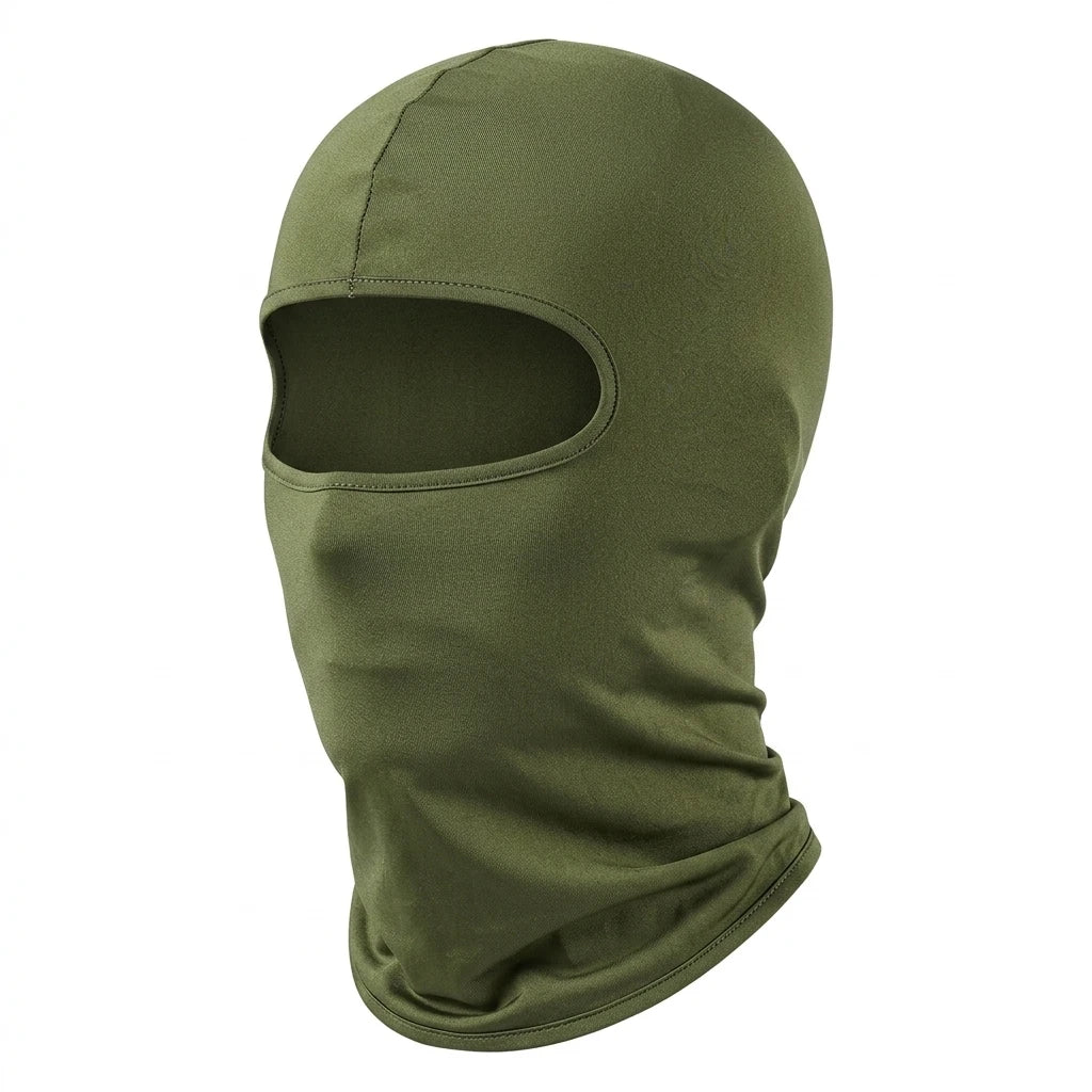 Cycling Sun Protections Mask UPF50+ Breathable Quick Dry Camouflage Face Covers Unisex Peaceful Pleasures Health and Wellness army green