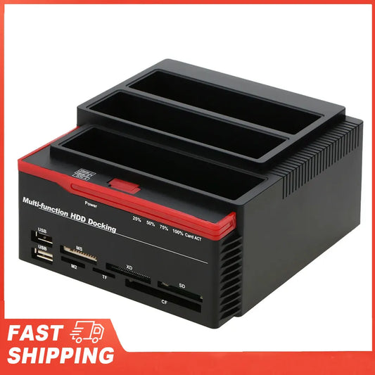 USB 3 0 HDD Docking Station Three-bay Multifunctional 2 5 IDE&SATA Peaceful Pleasures Health and Wellness
