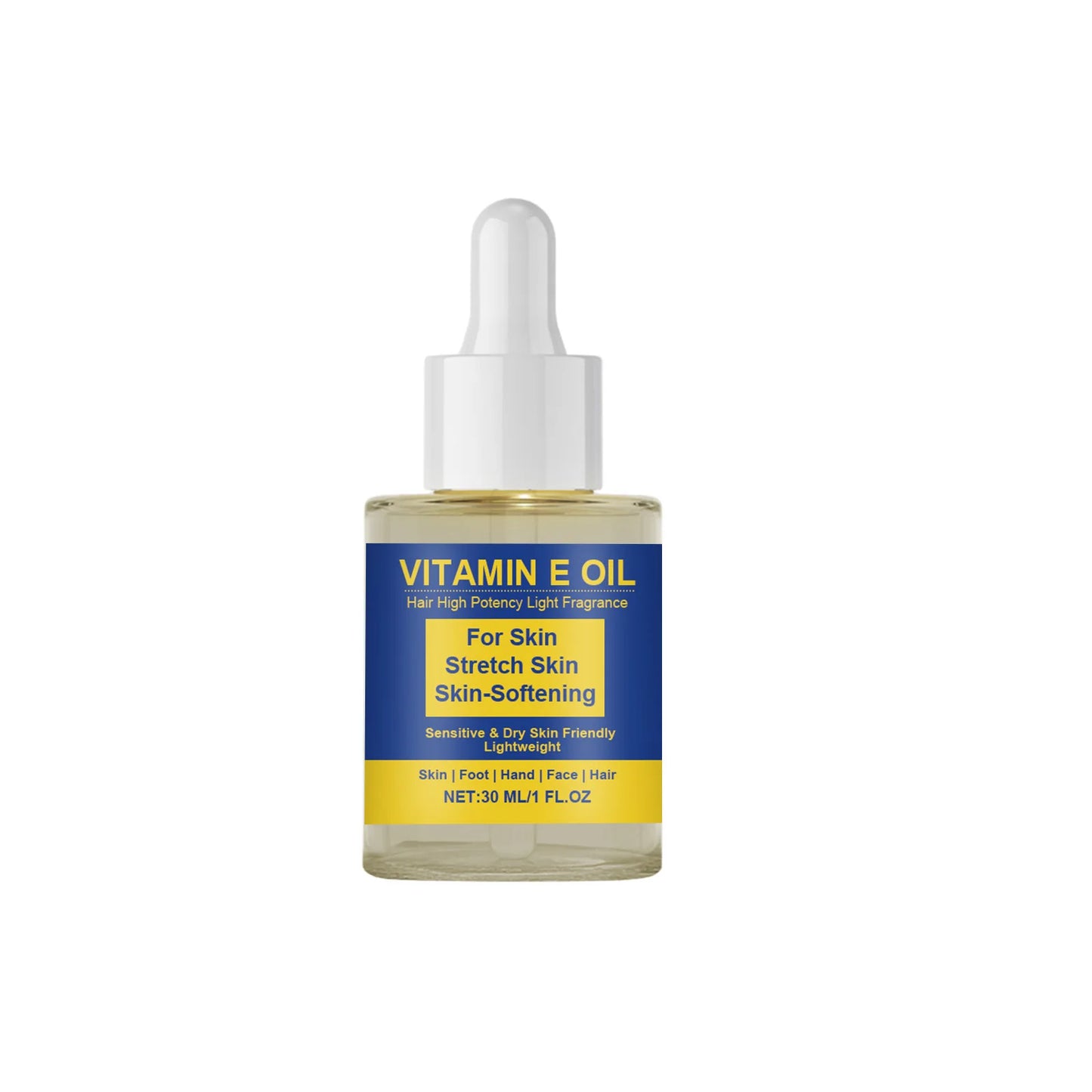 Vitamin E Body Oil for Nourishing Skin and Hair Peaceful Pleasures Health and Wellness 30ml