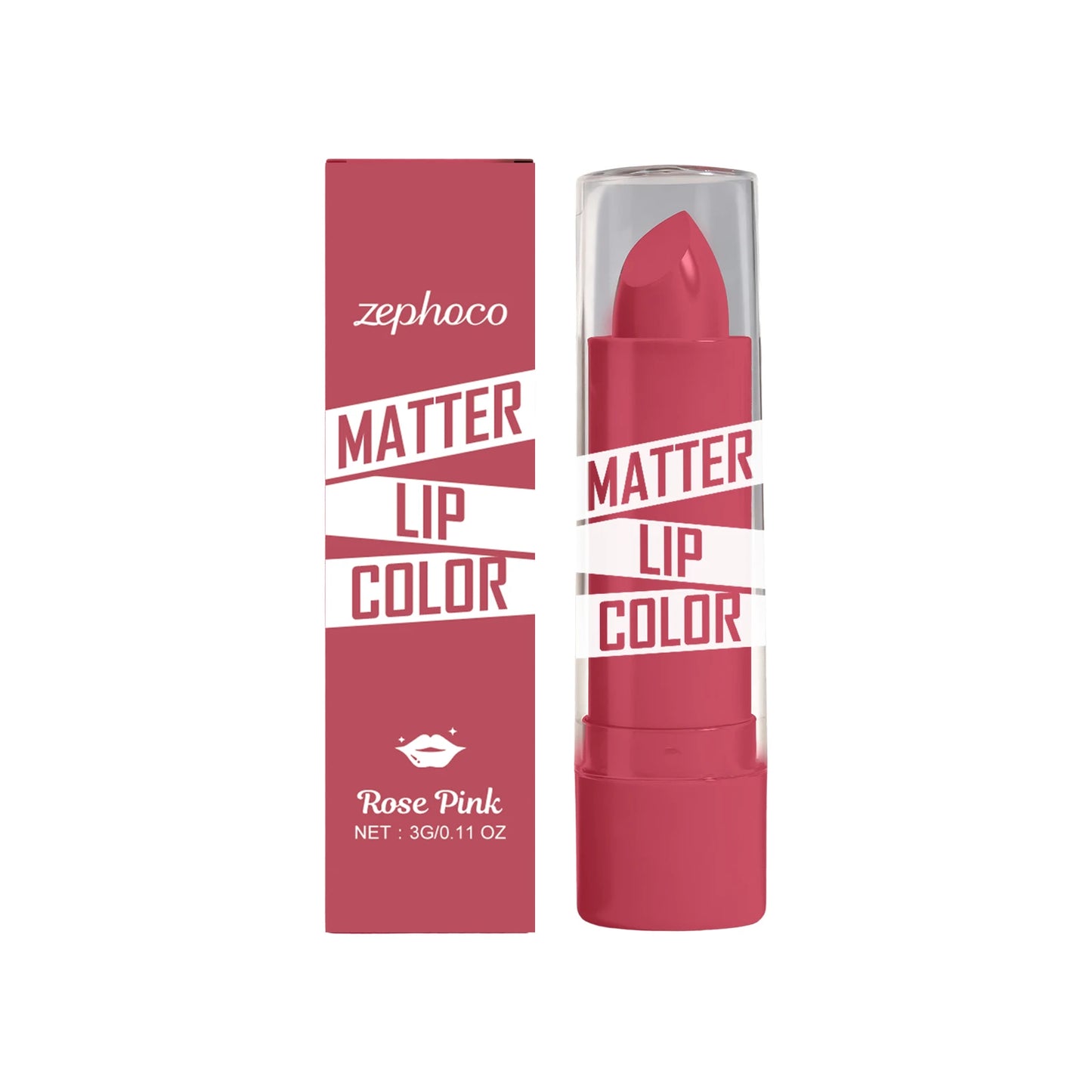 Zephoco Brick Red Moisturizing Lipstick | Non-Transfer, Hydrating
