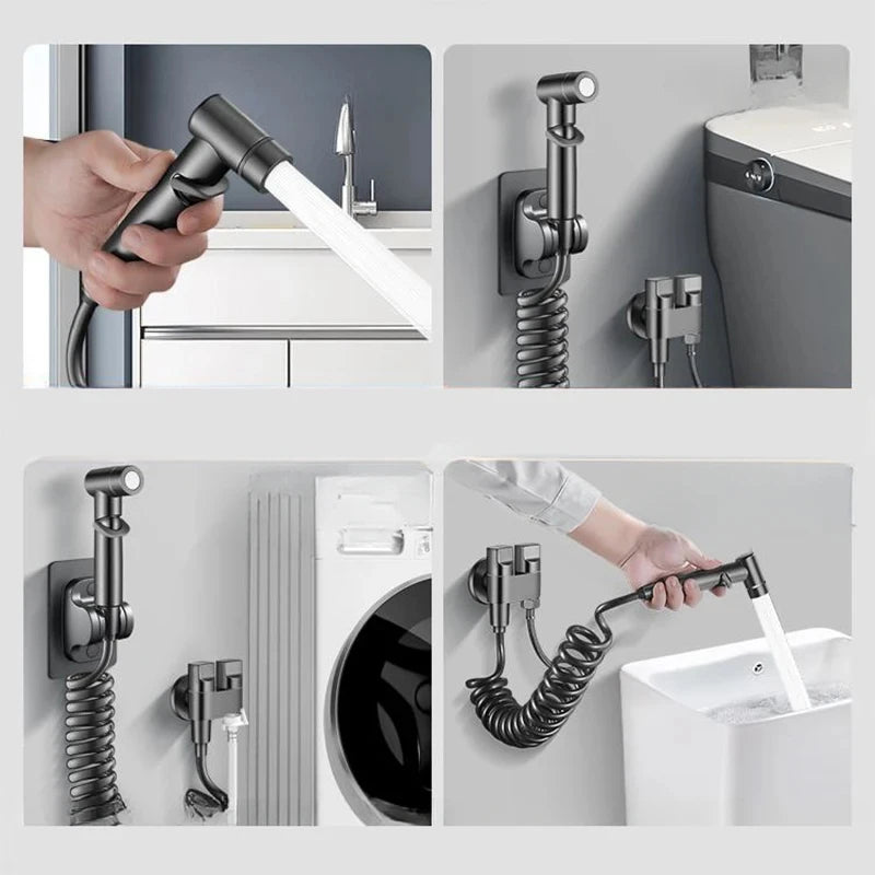 Handheld Bidet Sprayer Set – High-Pressure Bathroom Kit