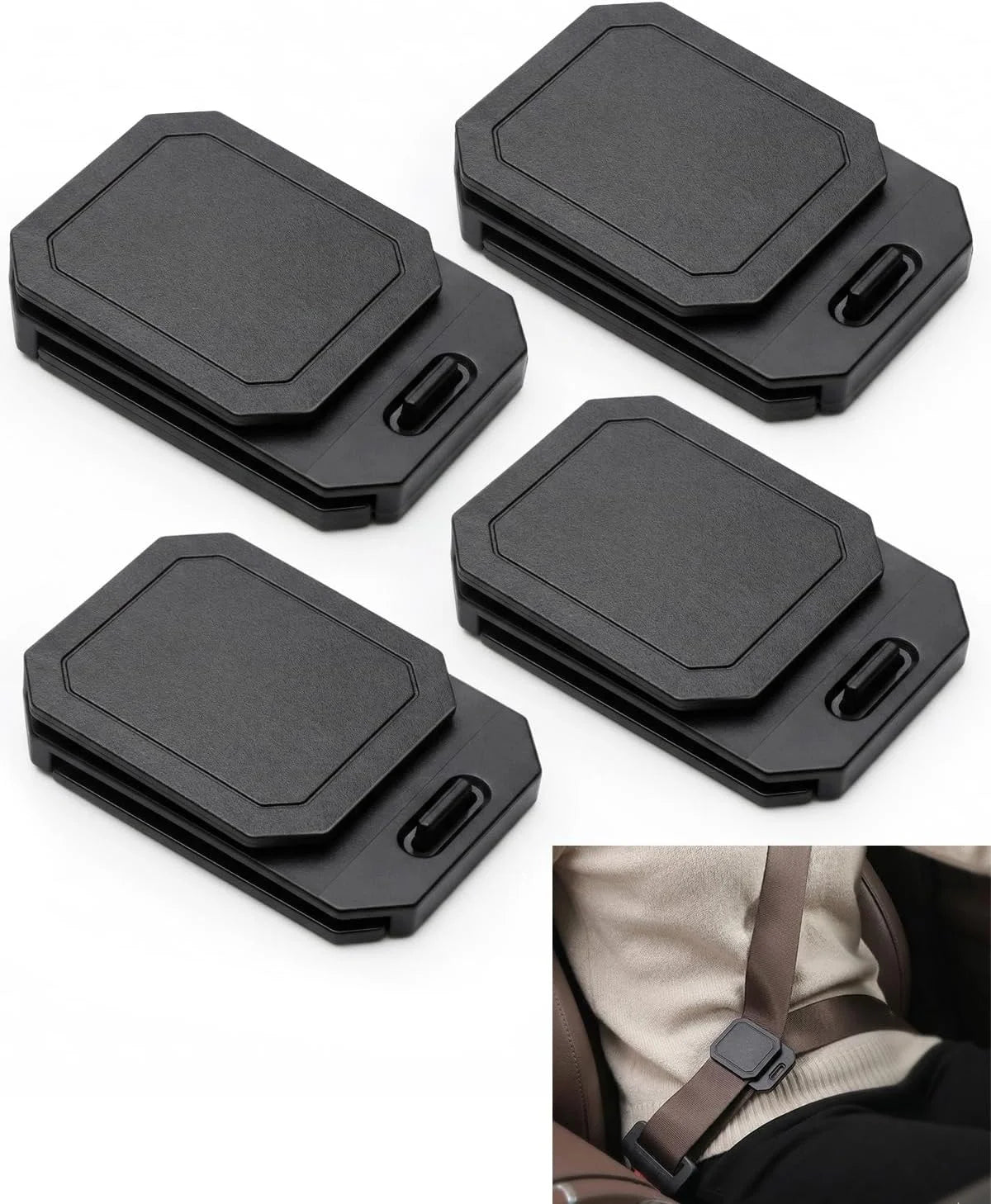 Seat Belt Clip Comfort Shoulder Neck Contact Clips Webbing Anti-slip