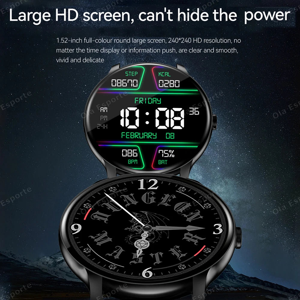 Smart Watch Women Men Full Touch Screen Bluetooth Call Smartwatch Waterproof Sports Fitness Tracker Watches for Android iOS New Peaceful Pleasures Health and Wellness