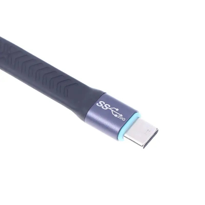 1PCS Size 10cm 20Gbps USB3.2 TypeC Cable Fast Charging UsbC To UsbC Cable High Speed TypeC Data Line Short Line Peaceful Pleasures Health and Wellness