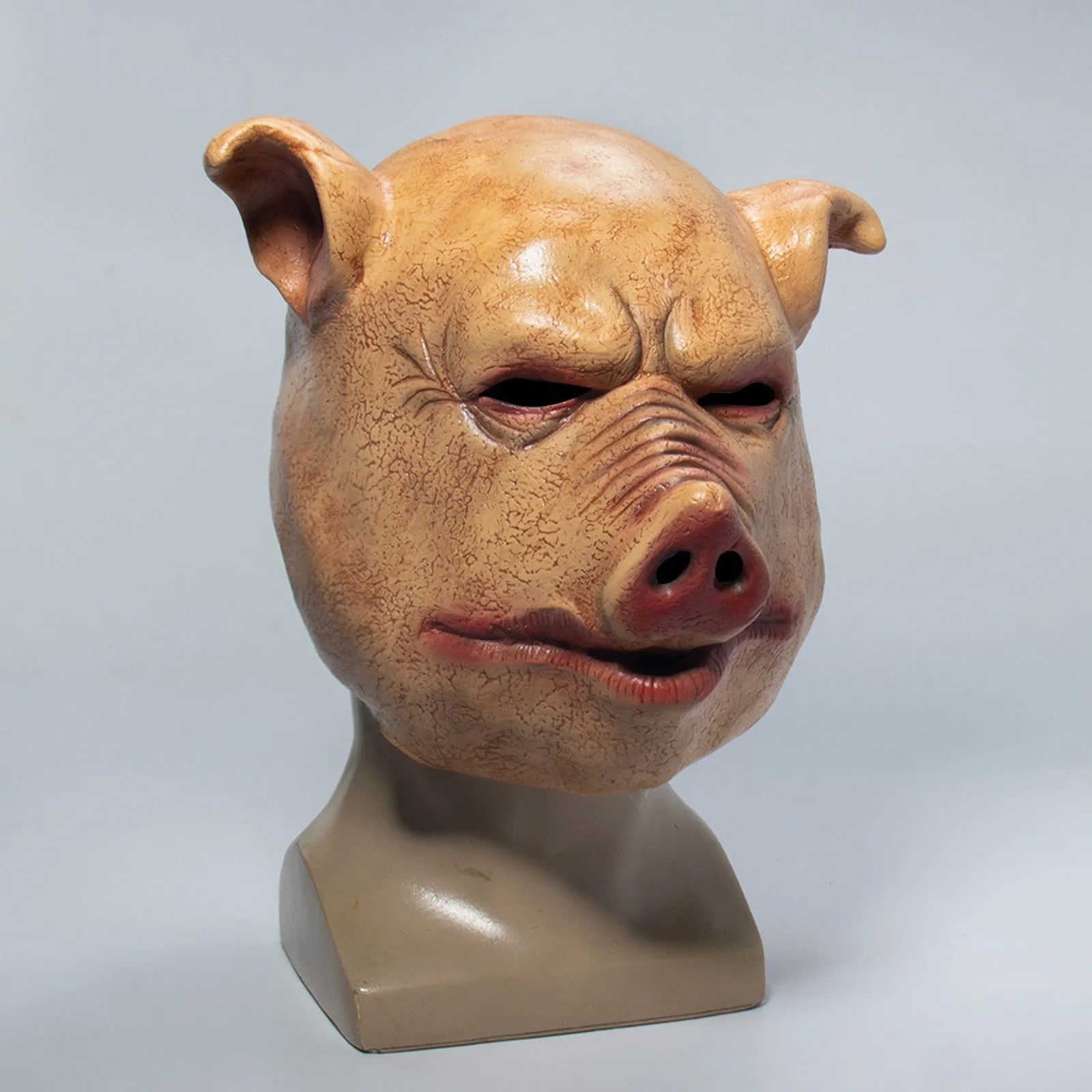 Halloween Scary Saw Pig Head Mask Cosplay Party Horrible Animal Masks Full Face Latex Mask Halloween Party Decoration Latex Prop Peaceful Pleasures Health and Wellness