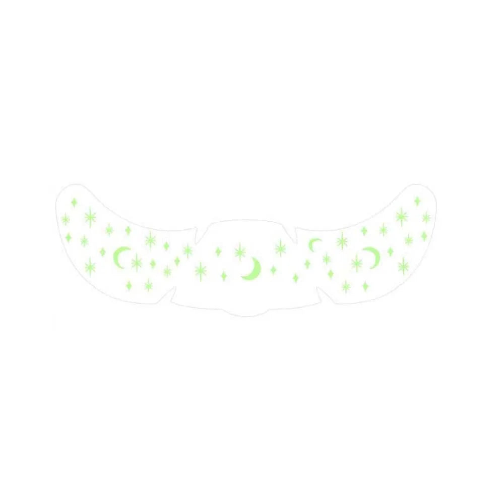 Luminous Temporary Face Tattoo Stickers – Stars & Hearts