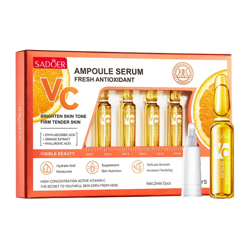 SADOER Vitamin C Ampoule Essence 7x2ml – Brightening Serum