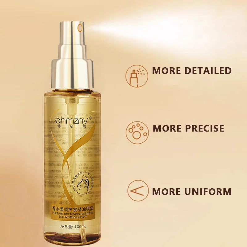 100ml Hair Essential Oil Spray – Moisturizing, Shine & Soft