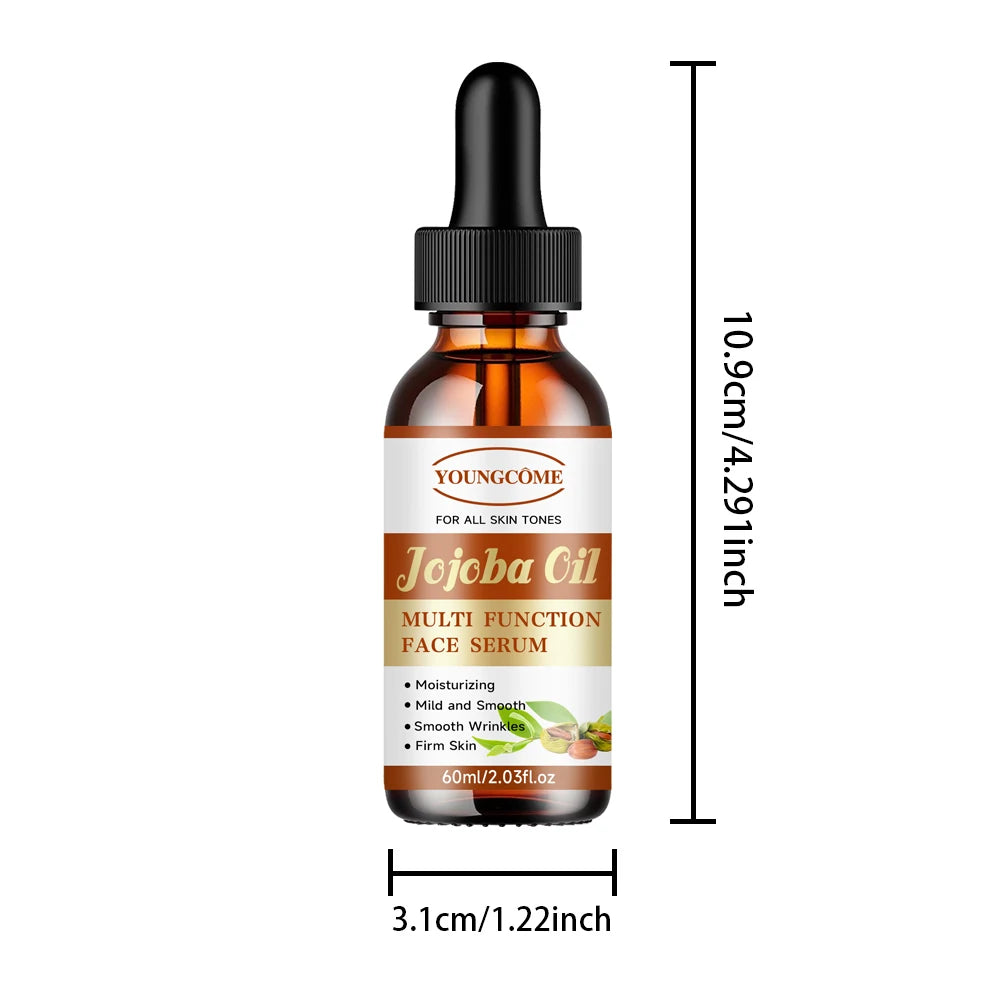 Vitamin E Jojoba Oil Essential Oil Brightens and tightens the skin, moisturizes the skin, and reduces dullness 4In1 Skin Care Peaceful Pleasures Health and Wellness 60ML
