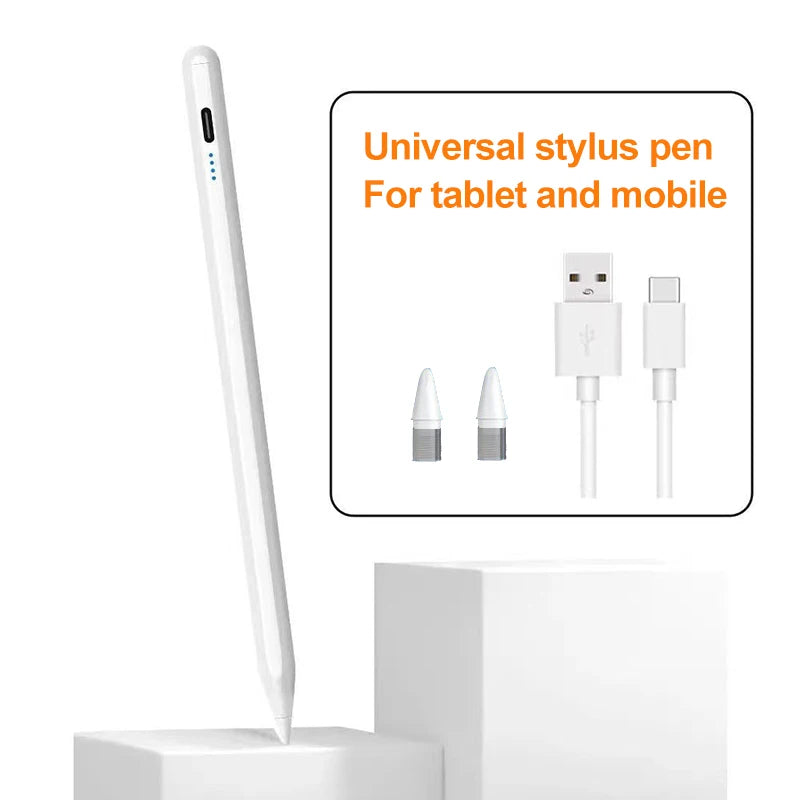 Touch Pencil For Cell Phone Accessories Stylus For android Universal Stylus Pen Tablet And Mobile Stylus For Touch Screen ipad Peaceful Pleasures Health and Wellness White