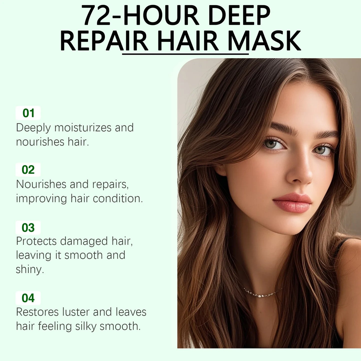 HOEGOA 72-Hour Deep Repair Hair Mask – Anti-Frizz 60g