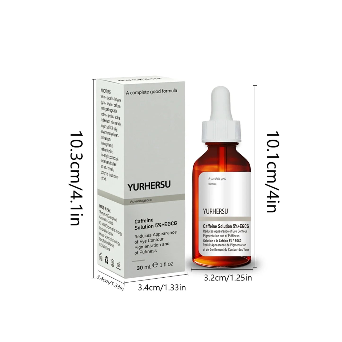 YURHERSU Caffeine Eye Serum – Depuff & Revitalize Eyes