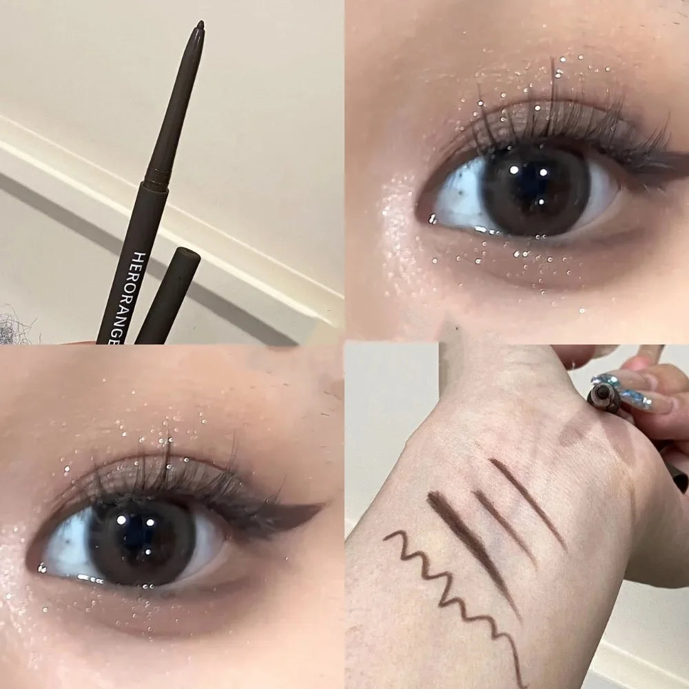 Ultra-Fine Waterproof Gel Eyeliner Pencil – Matte Long-Lasting