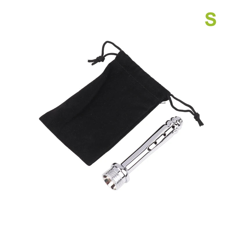 Metal 3 Holes Side Opening Bidet Anal Sprinkler Enema Cleaning Shower Colonic Douche Nozzle Vaginal Wash Bathroom Accessories Peaceful Pleasures Health and Wellness S