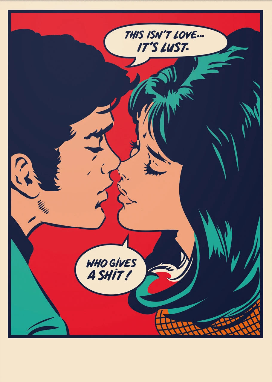 Anime Vintage Canvas Wall Art | Unframed Pop Art Poster Print