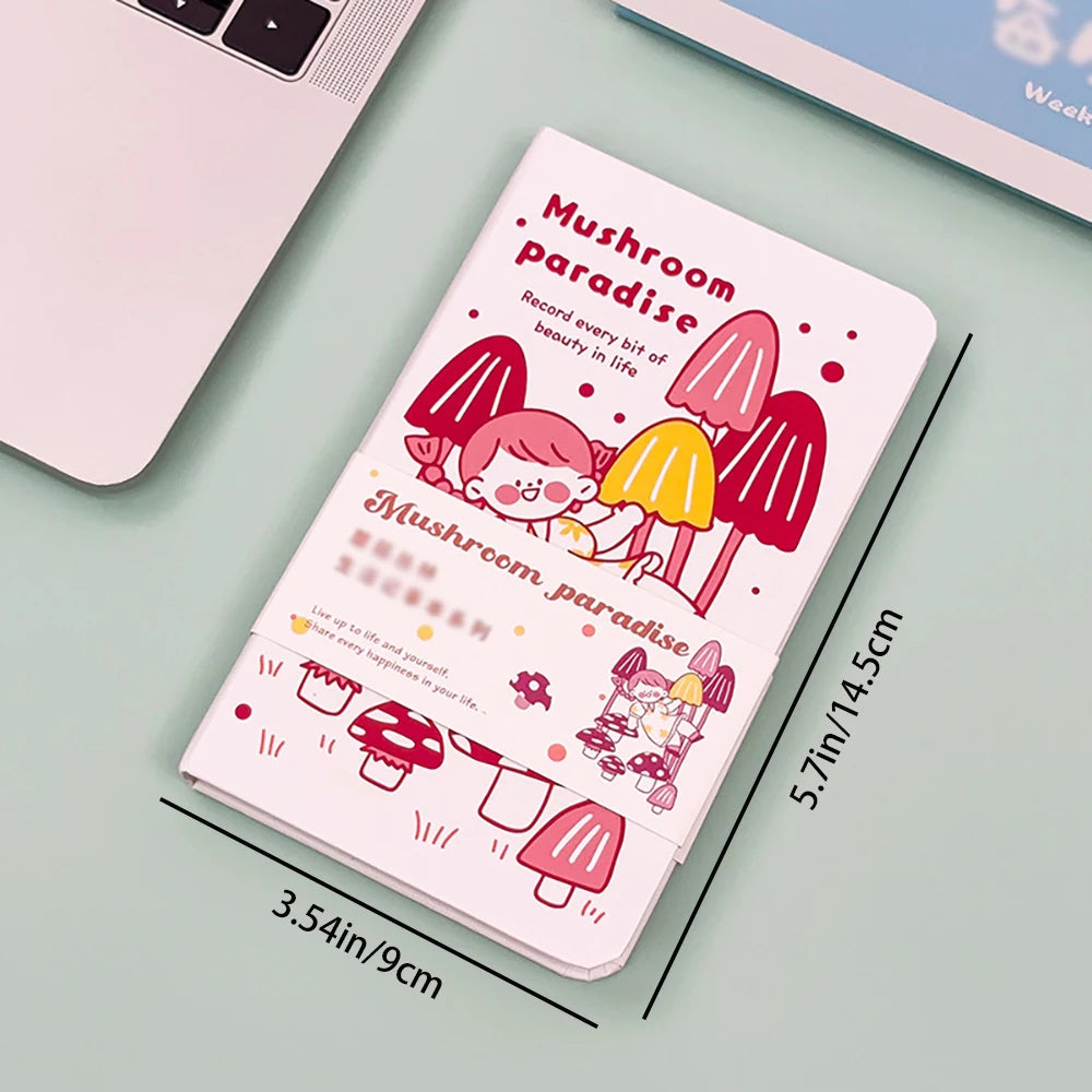 Winter Fairy Tale World Life Cartoon Notebook Cute Portable