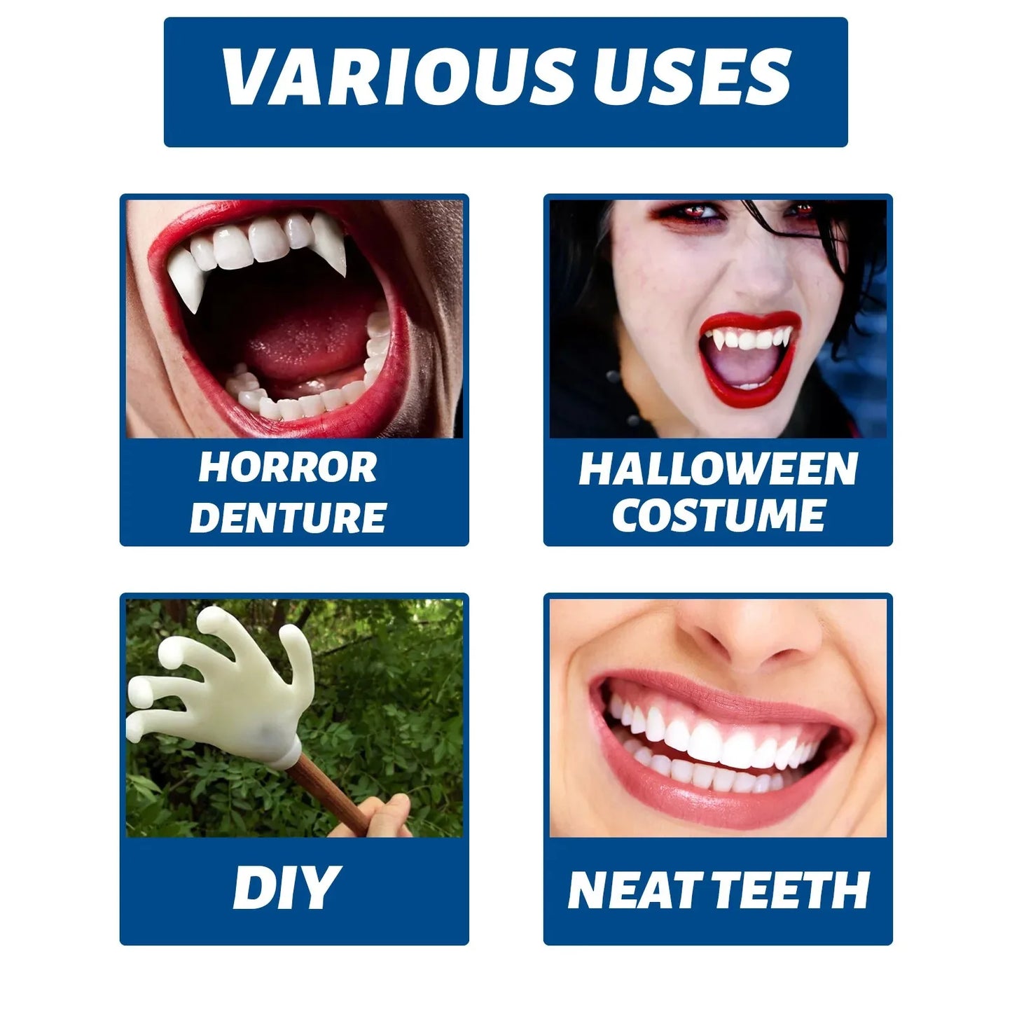 30ML Resin Temporary Tooth Repair Granules Teeth Gaps Missing Broken Tooth Filling Moldable Adhesive Dentures False Teeth Tools Peaceful Pleasures Health and Wellness