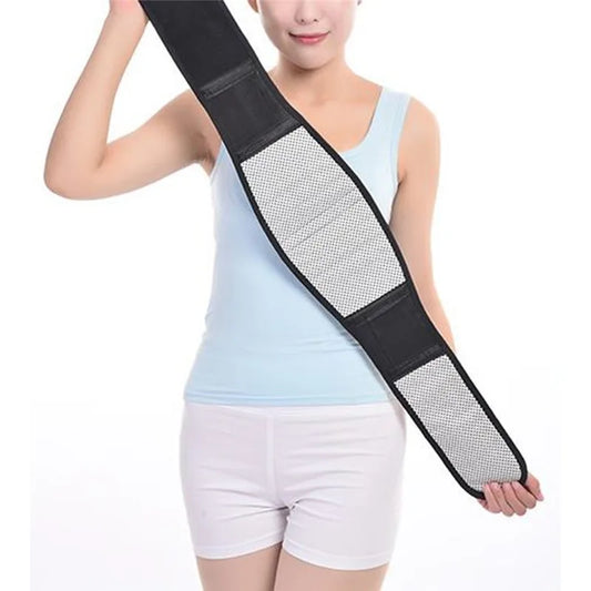 Waist Support Women Adjustable Self Heating Magnetic Therapy Back Waist Support Belt Lumbar Brace Massage Band Health Care Peaceful Pleasures Health and Wellness