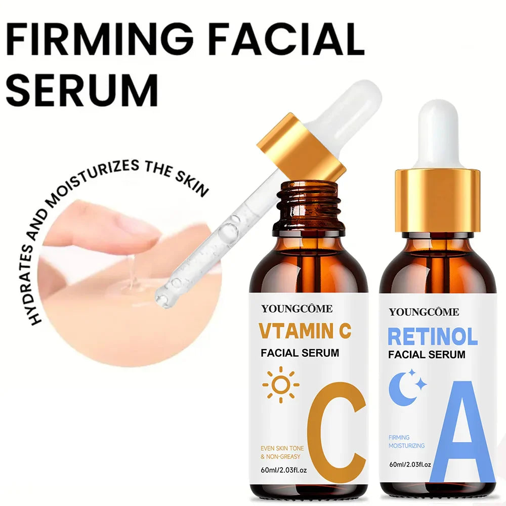 YOUNGCOME Retinol Cream & Serum Set – Collagen & Vitamin E