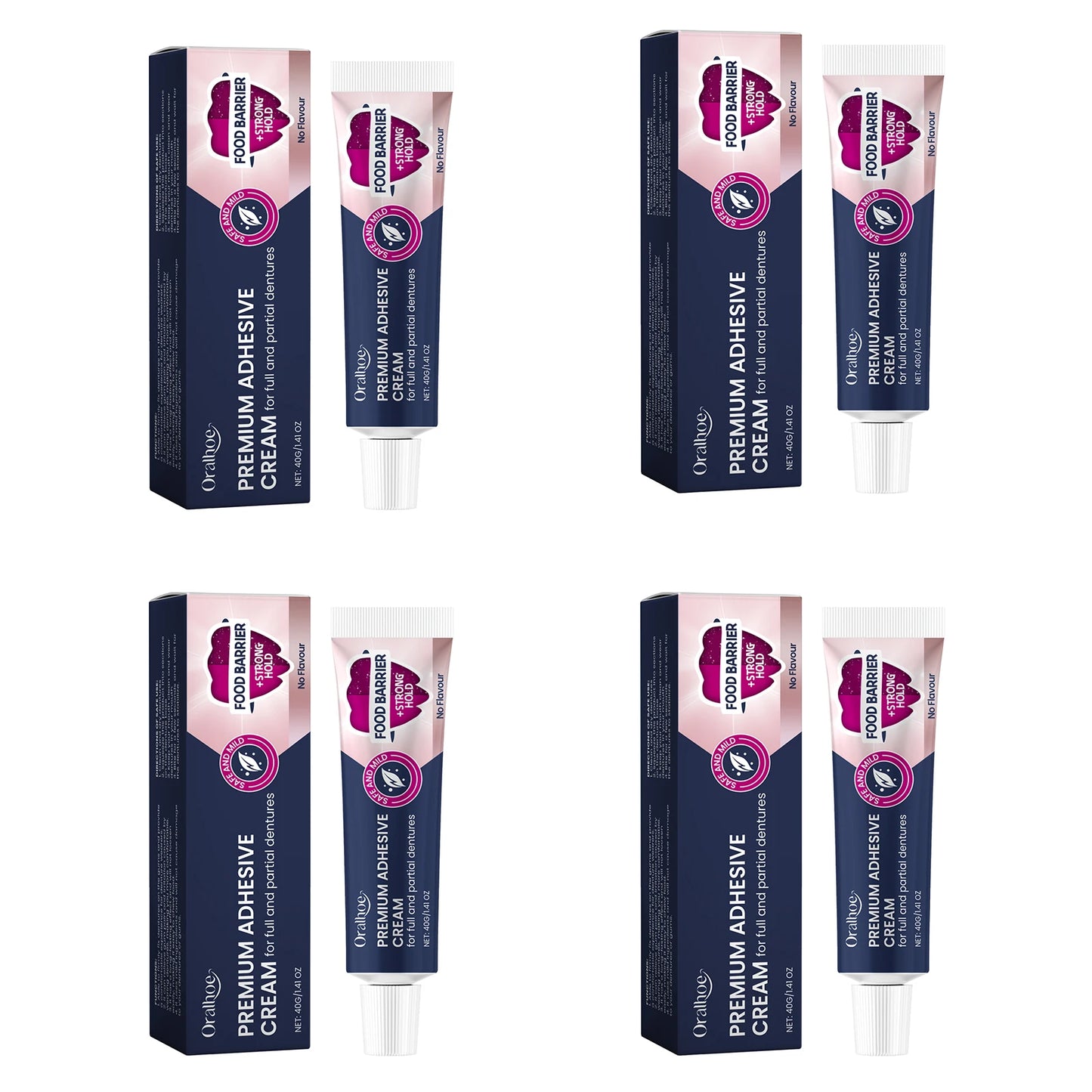 Dental Adhesive Cream – Denture Fixative & Stabilizer 40g