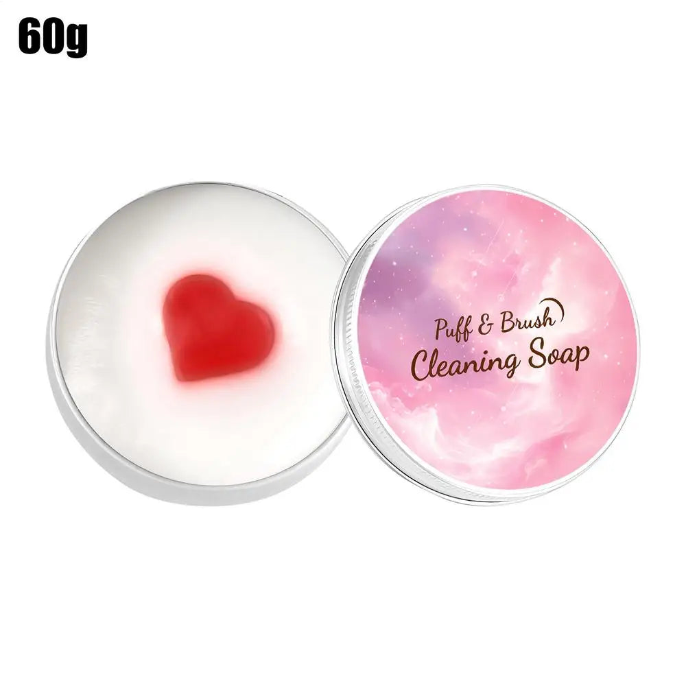 Makeup Brush Cleaner Soap & Silicone Scrubbing Mat Set