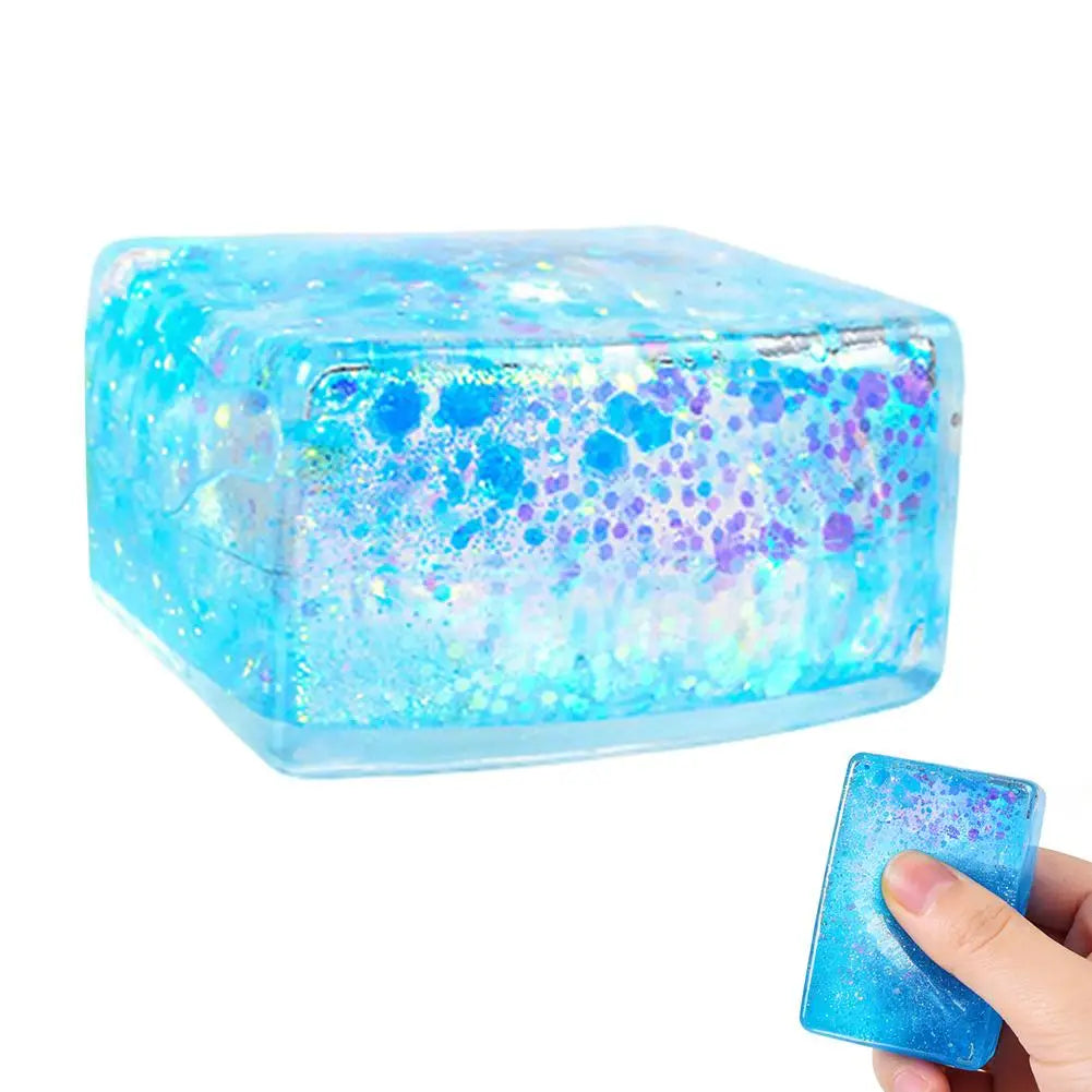 Glitter Squishy Squeeze Toy | Slow Rebound Sensory Fidget