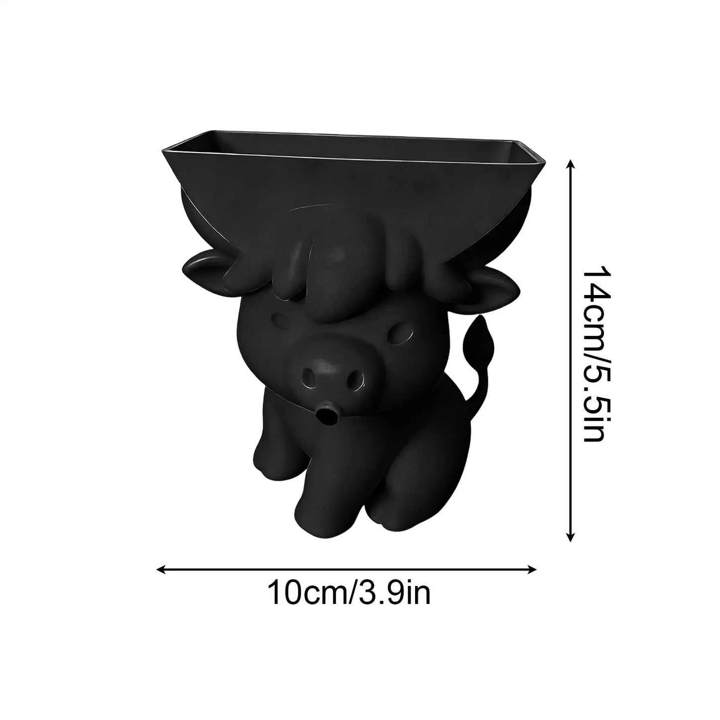 Sponge Holder With Drainage Cow Cute Decor Sponge Holder For Kitchen Sink For Home Apartment Dorm Farmhouse RV Bathroom Shower Peaceful Pleasures Health and Wellness