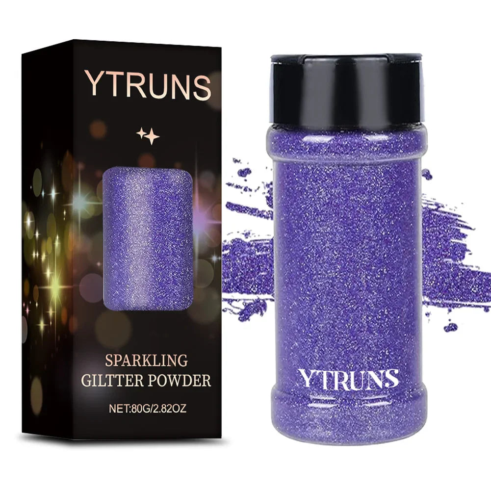 Laser Glitter Powder 80g 6 Colors – Nail Art, Crafts & DIY