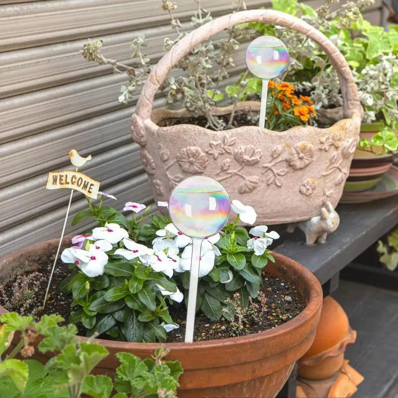 Automatic Plant Watering Bulbs Self Watering Globe Balls Water Device Drip Irrigation System for Garden Flower Plants Peaceful Pleasures Health and Wellness