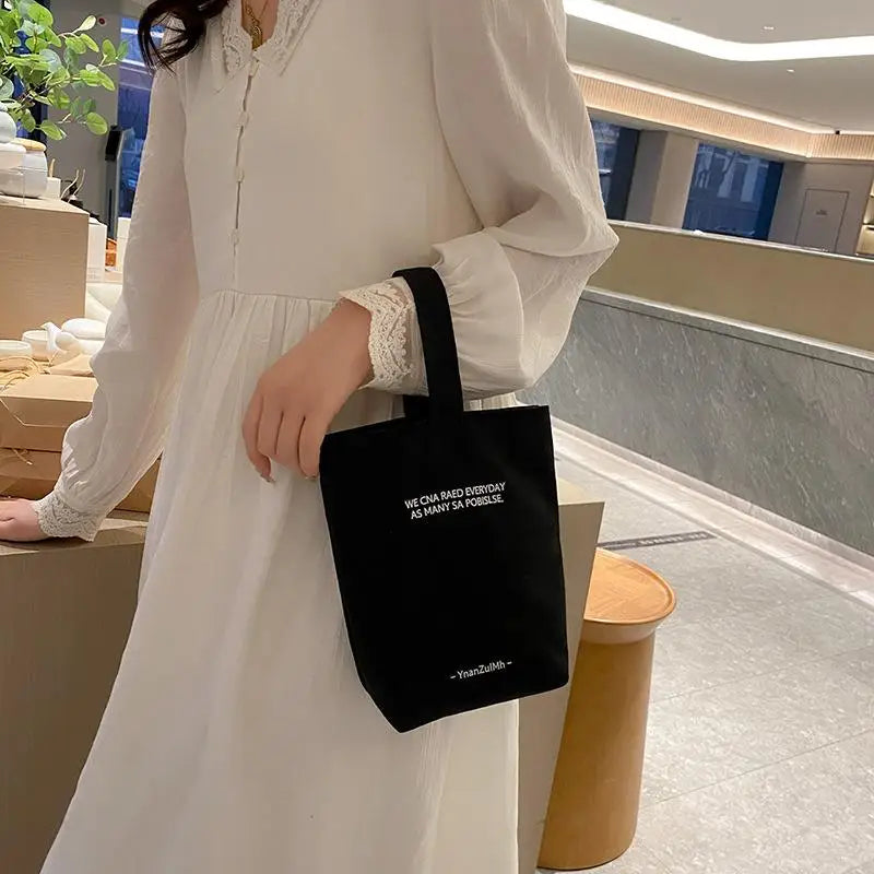 JETTING Canvas Crossbody Shoulder Tote Bag | Unisex Casual Purse