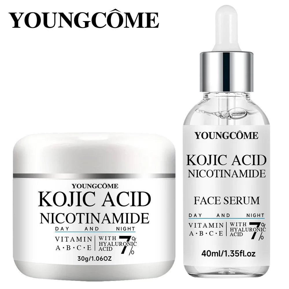 YOUNGCOME Kojic Acid & Niacinamide Brightening Serum & Cream Set