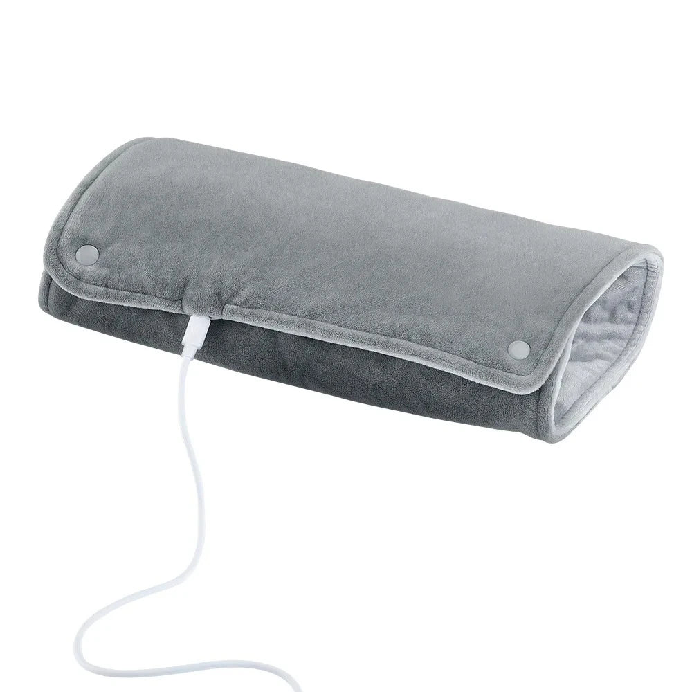 Smart Graphene USB Heating Pad Multifunctional Electric Warming Pad for Abdomen Back Waist Office Household use Peaceful Pleasures Health and Wellness Greyr
