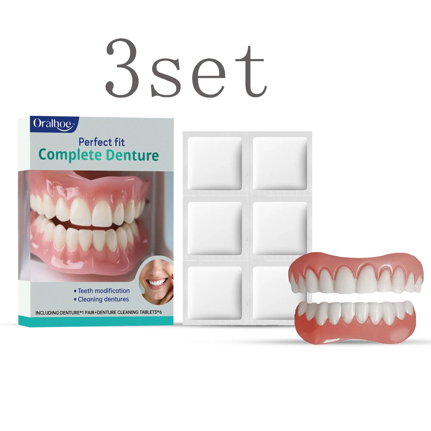 Denture Care & Cleaning Kit – Daily Cleansing & Comfortable Fit