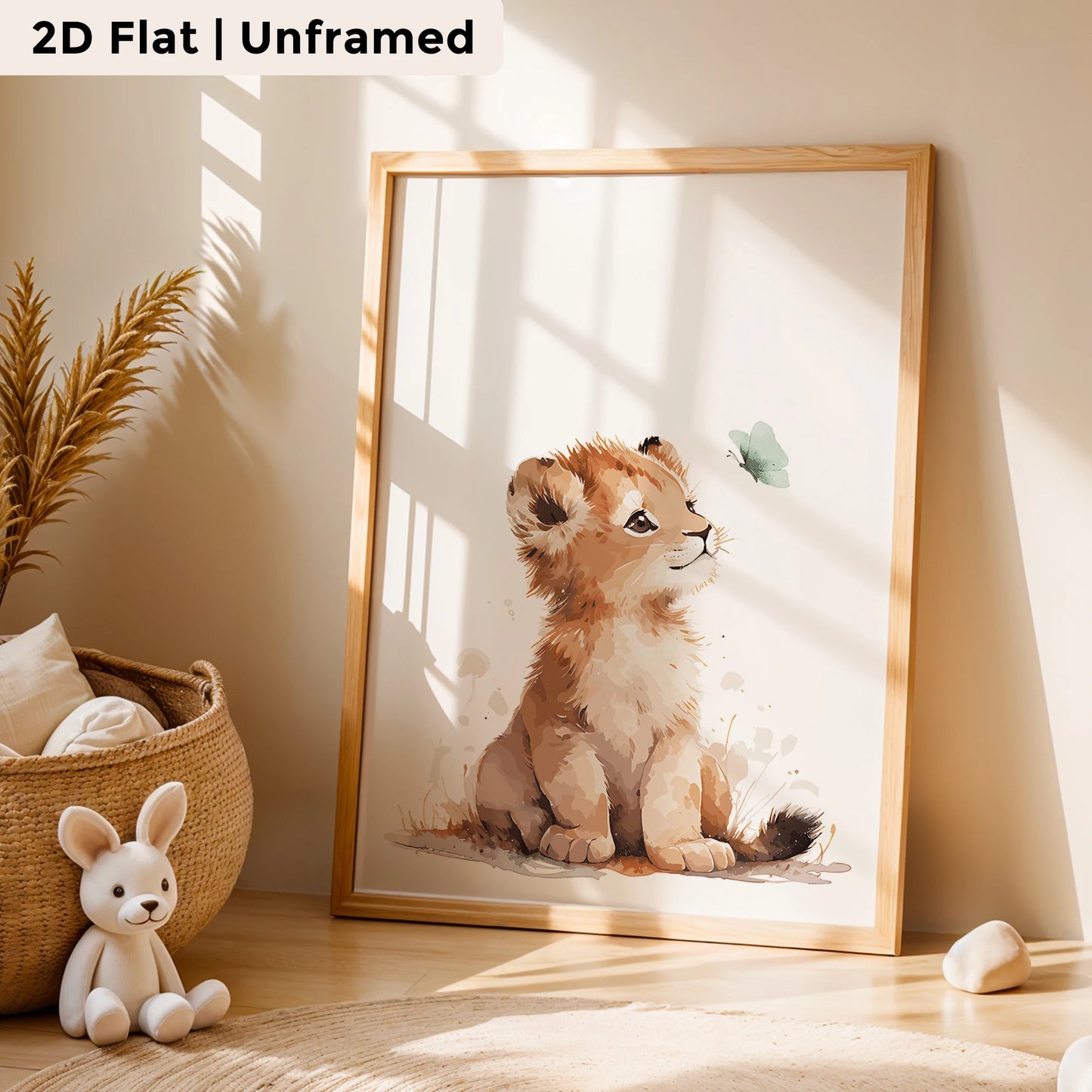 3-Piece Cartoon Animal Canvas Wall Art | Kids Room Decor
