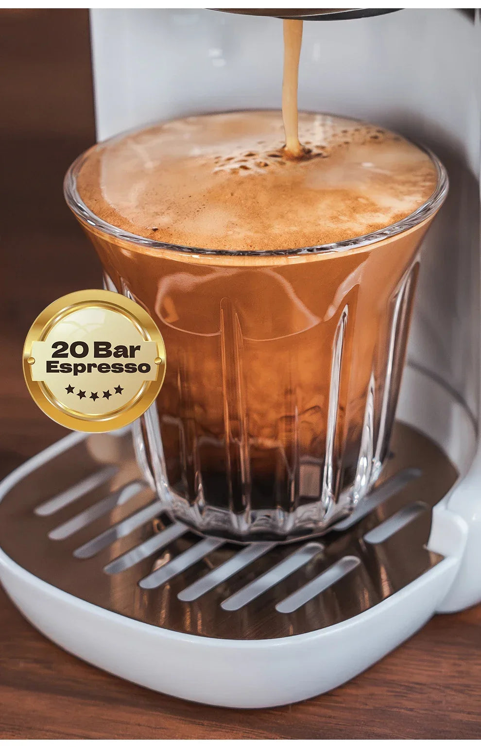 HiBREW Multiple Capsule Coffee Machine 5 in 1 | 20 Bar Coffee Machines Peaceful Pleasures Health and Wellness