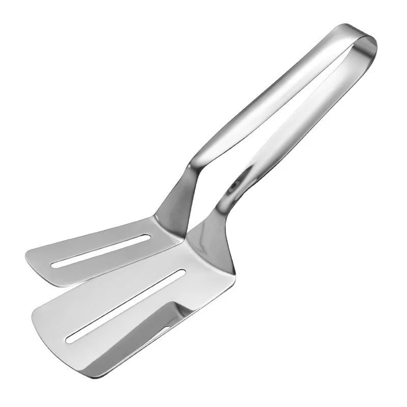 Stainless Steel Cooking Tongs & Spatula – Fish, Meat & Pizza