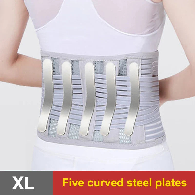 Breathable Lumbar Support Belt with 5 Stays | Men & Women