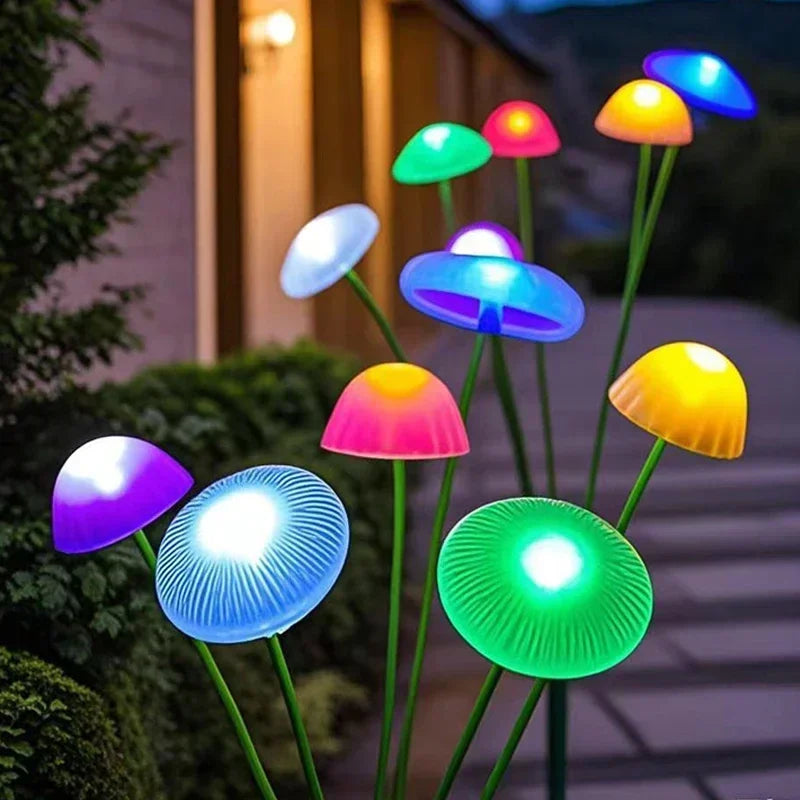 Solar Jellyfish LED Garden Lights IP65 Waterproof Pathway Decor