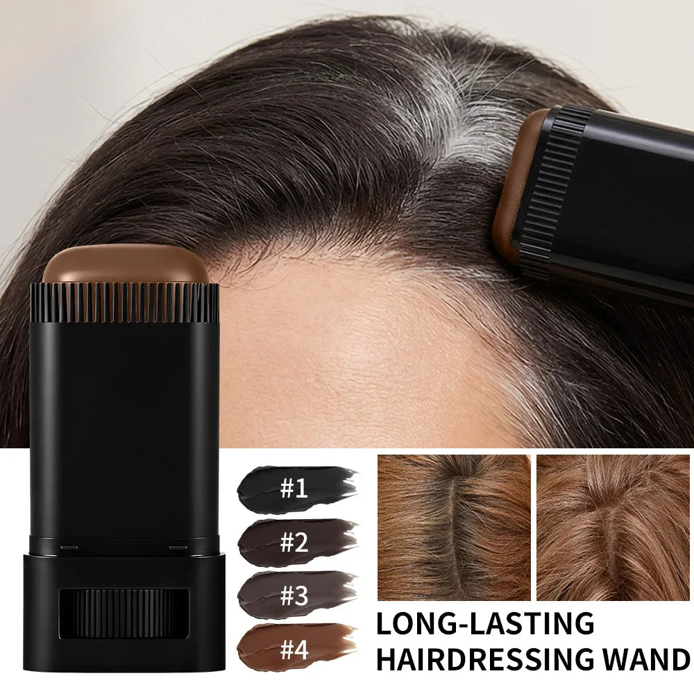 2-in-1 Temporary Hair Color Stick with Comb | Root Touch-Up