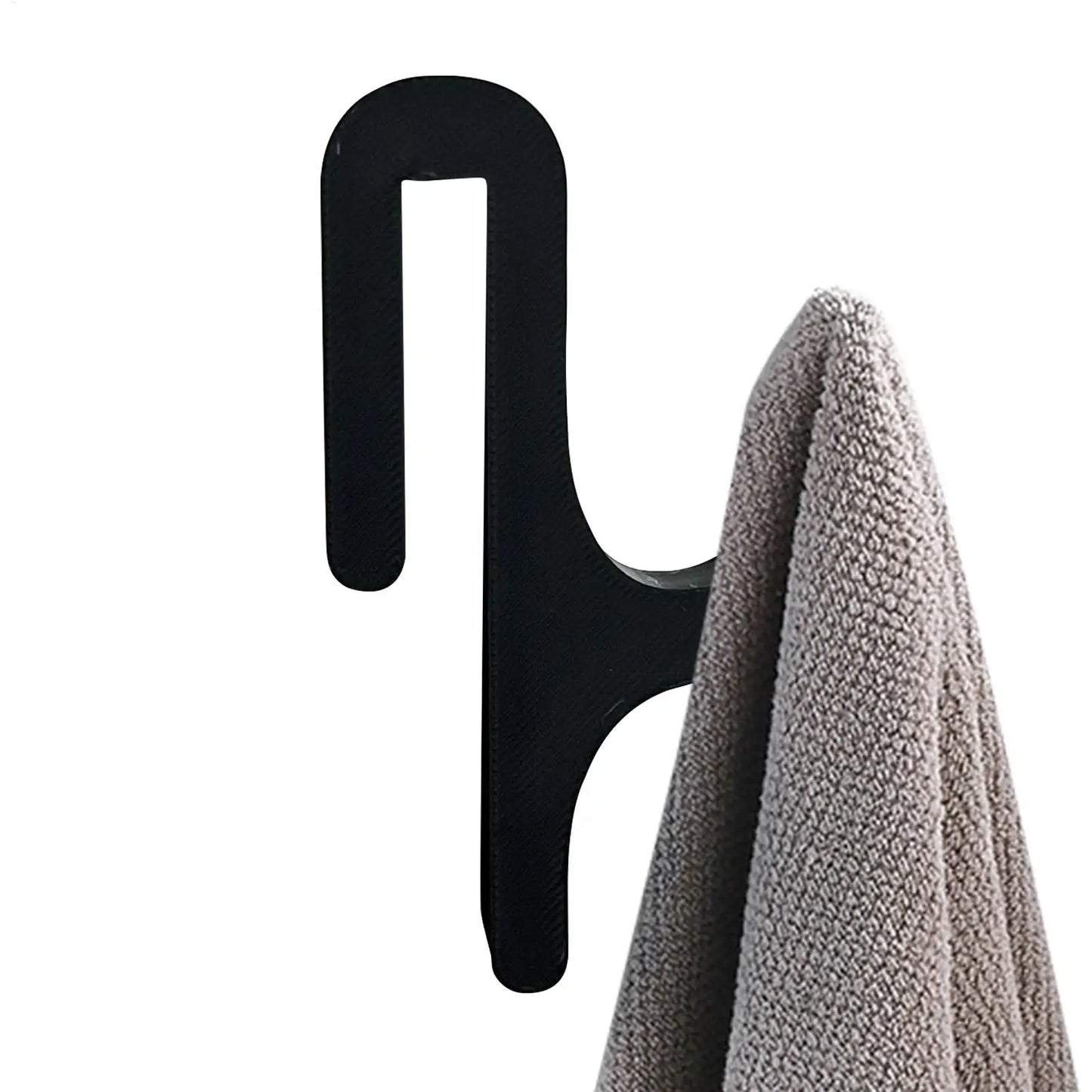 Clamp-On Shower Door Hook | No-Drill Towel & Robe Hanger