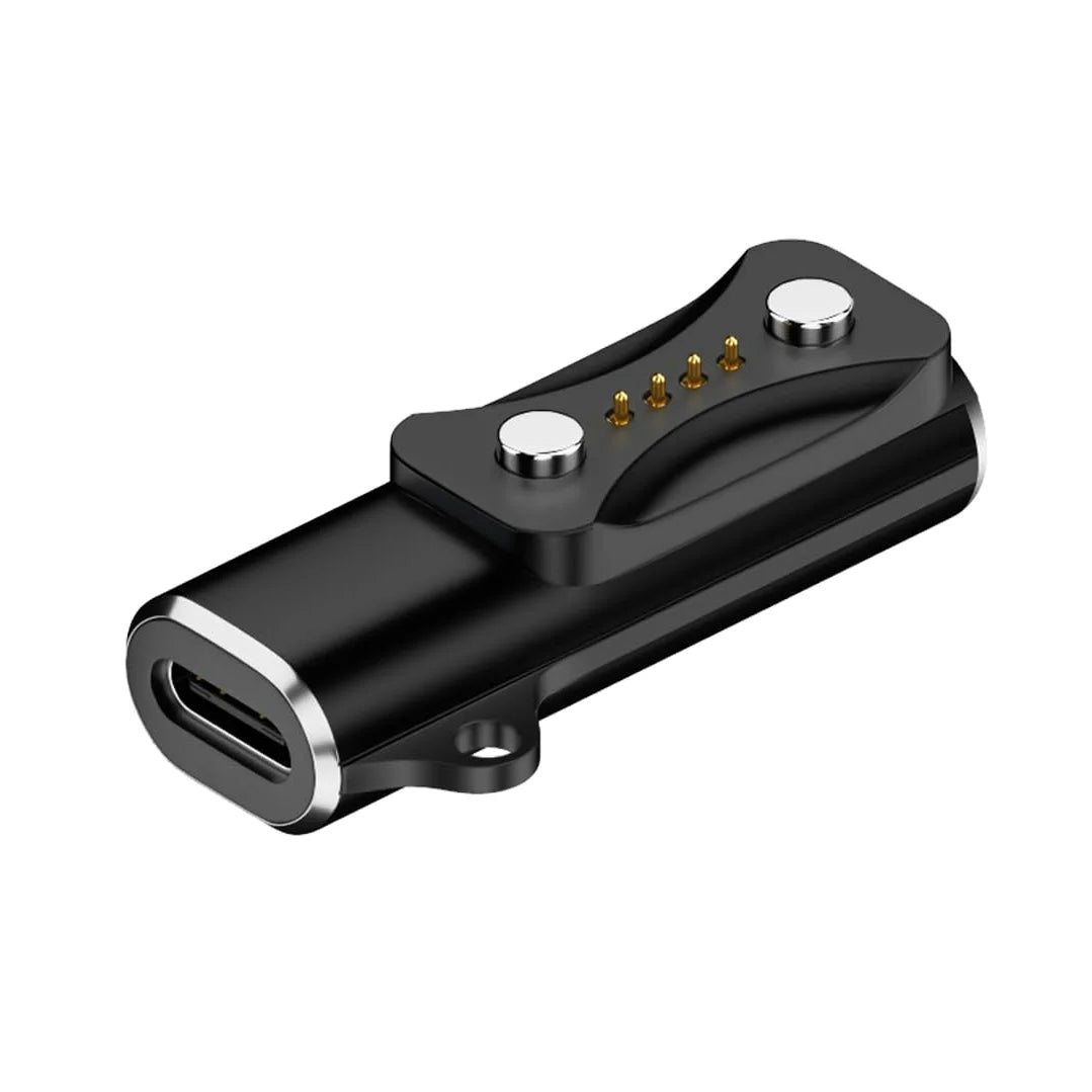 USB-C to Magnetic Charging Cable Adapter Compatible for Polar Pacer/Pacer Pro/Ignite 3/Vantage V3/Vantage M3/Grit X2 Pro Watch Peaceful Pleasures Health and Wellness black
