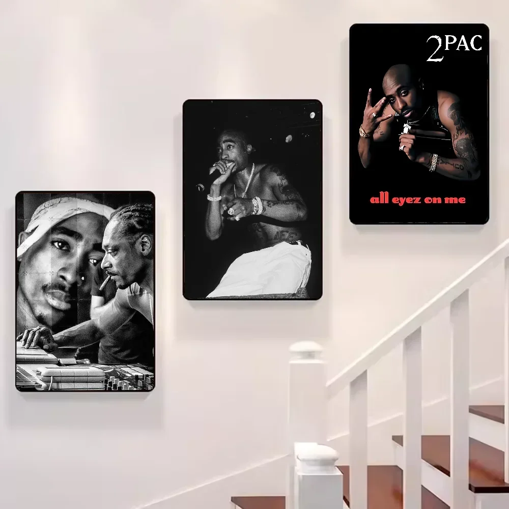 2Pac Minimalist Canvas Poster | Hip-Hop Wall Art Decor