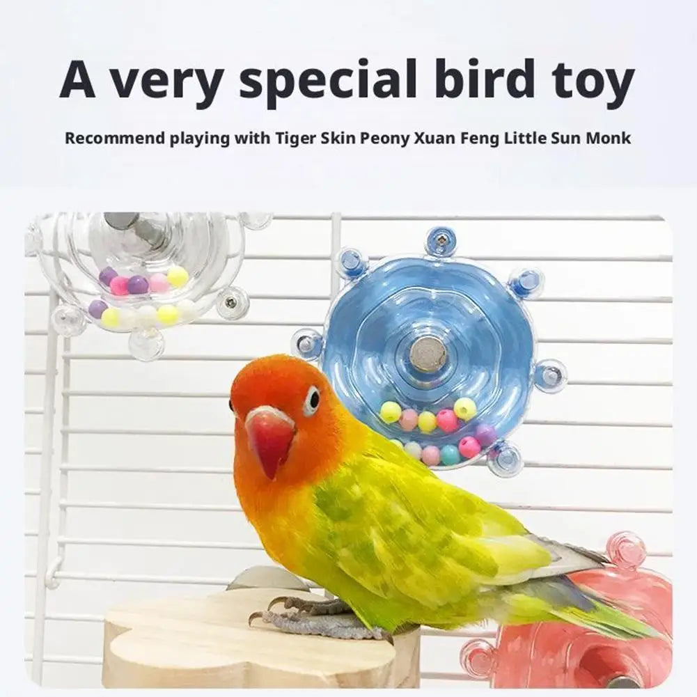Interactive Parrot Toy for Mental Stimulation Peaceful Pleasures Health and Wellness