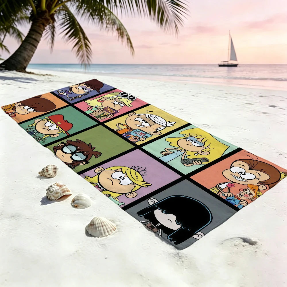 Anime Microfiber Beach Towel – Quick-Dry, Soft, Multi-Size Microfiber Beach Towel Peaceful Pleasures Health and Wellness