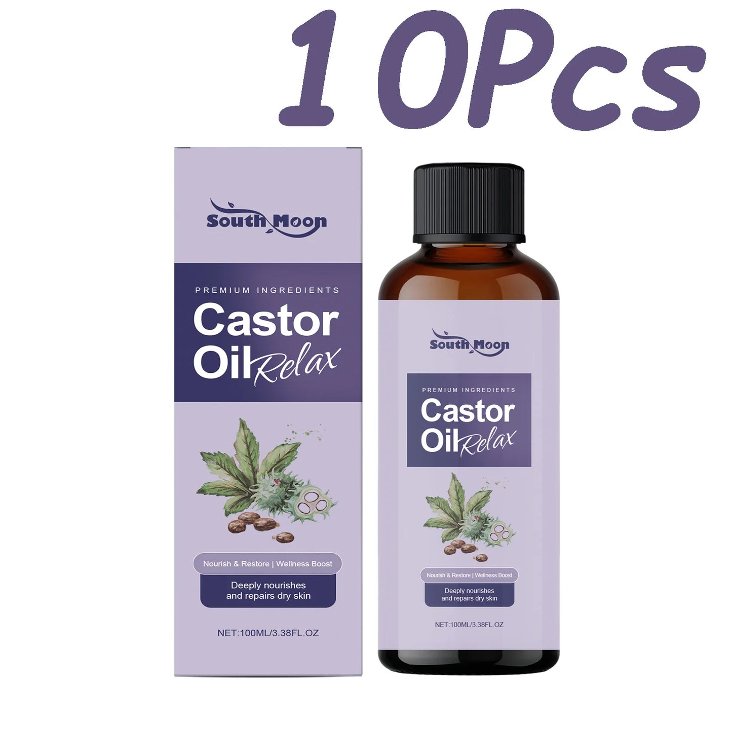 Castor Body Massage Oil – Nourishing, Firming & Relaxing 100ml